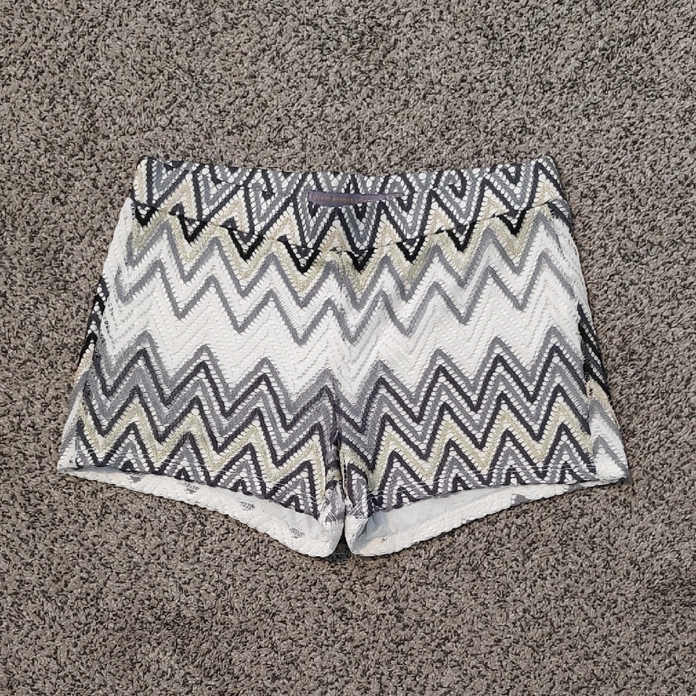 Boom Boom Jeans High Waist Black and Gray Shorts
